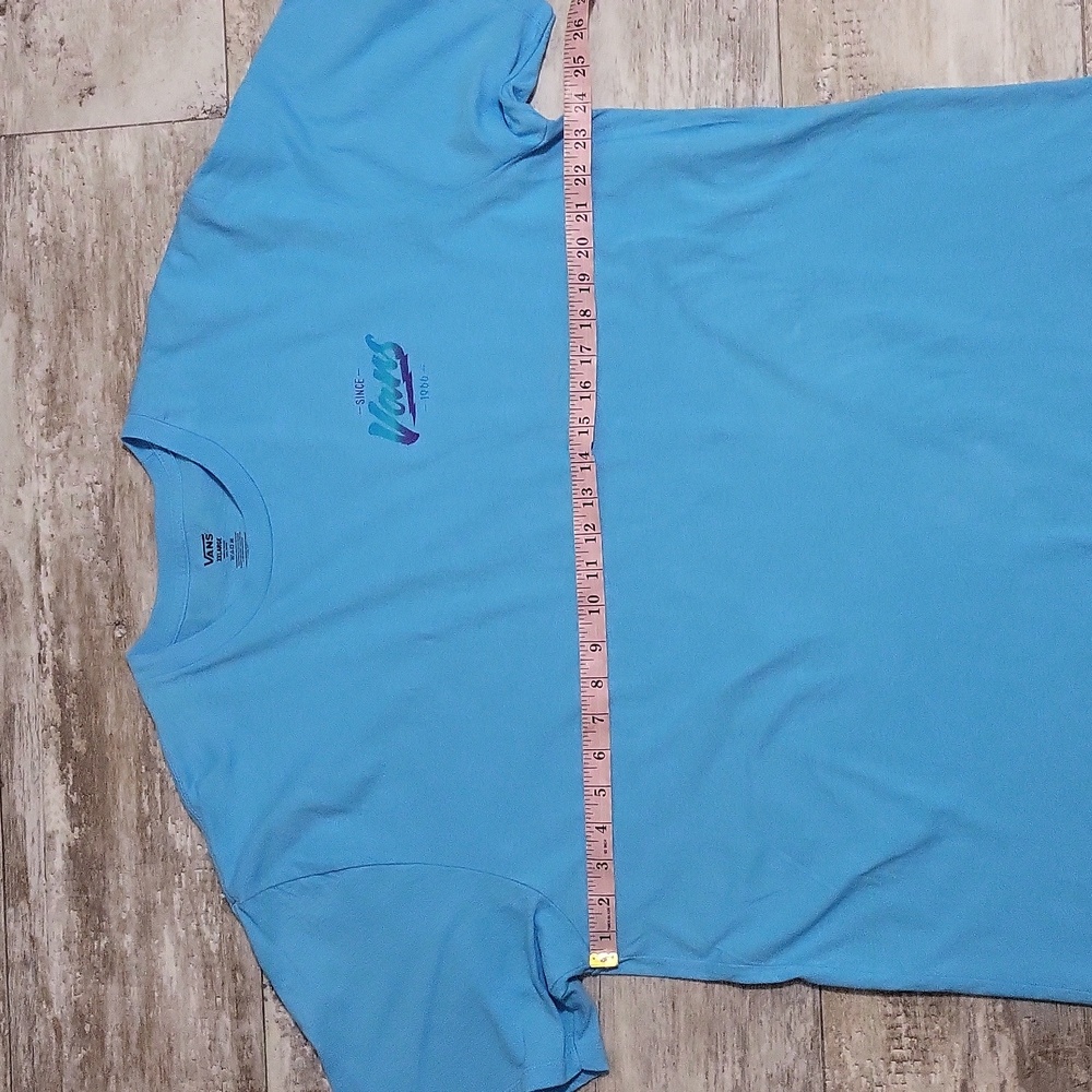 Vans Blue Graphic Cotton Tee Shirt - Picture 6 of 10
